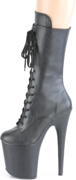Pleaser - FLAMINGO-1050WR Plateau Laarzen - Paaldans schoenen - 35 Shoes - Zwart — thumbnail 3