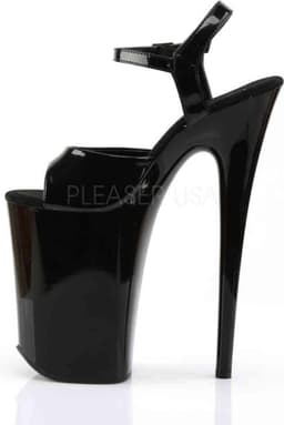Pleaser - INFINITY-909 Sandaal met enkelband, Paaldans schoenen - Paaldans schoenen - 38 Shoes - Zwart — thumbnail 3
