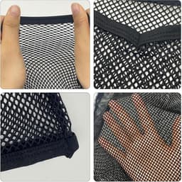 Korte Mouw Mesh Fishnet T-Shirt voor Mannen - Fitted Muscle Top voor Zomer, Club en Workout - Sexy en Transparant Crop Top met Ronde Hals — thumbnail 2