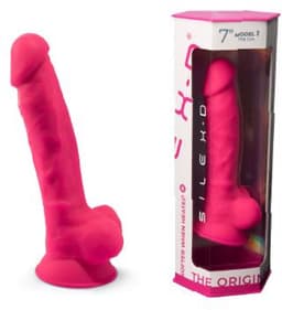 SILEXD - Realistische Dildo - Model 1 - 17,5 cm - Dieproze — thumbnail 5