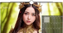 Kalender Volwassenen - Kunstzinnige Naaktheid - Jaarlijkse Planning - Fantasy Krijgers - A3 Formaat — thumbnail 5