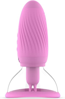 Teazers - Suction Cup met Clitoris Vibrator - Clitoris Zuiger met Tong - Vibrators voor Vrouwen - Sex Toys voor Vrouwen - Vibrators - Clitoris Stimulator - Roze — thumbnail 3