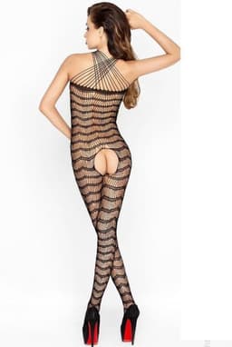 Passion Woman Bs022 Bodystocking Black One Size | PASSION WOMAN BODYSTOCKINGS — thumbnail 1