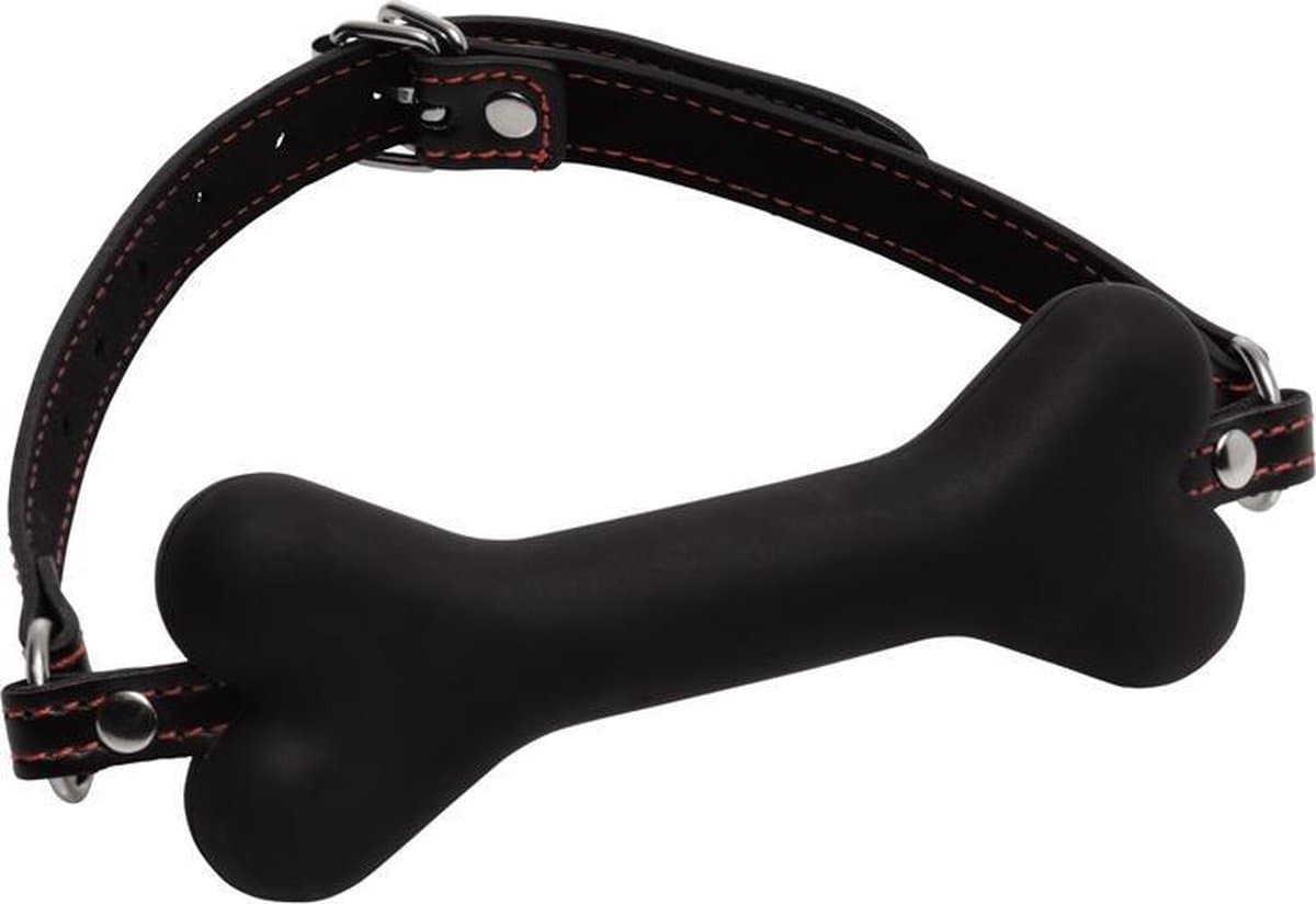 XR Brands - Master Series - Hound Adjustable Dog Bone Gag — afbeelding 1