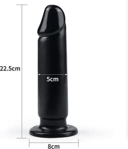 Lovetoy zwarte King Size Anaal Dildo — thumbnail 12