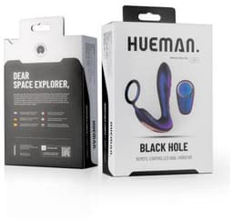 Hueman - Black Hole Anaal Vibrator Met Cockring - Oplaadbaar - Waterproof - Vibrators - Vibrators voor Mannen - Buttplug - Anal Plug - Sex Toys voor Mannen - Seksspeeltjes - Butt Plug - Paars — thumbnail 9