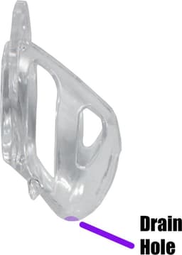 The Vice - Kuisheidskooi - Peniskooi - Chastity Cage - Transparant - Mini — thumbnail 2