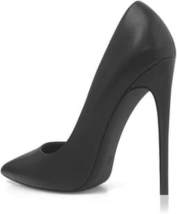 Dames Pumps met Spitse Teen en Naaldhak 12 cm - Elegante Hoge Hakken in Matleer - Meerdere Kleuren — thumbnail 4