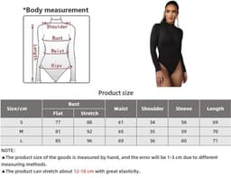 Dames Long Sleeve Elegante Bodysuit Tops - Sexy en Stretchy T-shirt met Rits — thumbnail 5