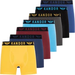 Bamboe Boxers Heren 7-Pack - Comfortabele Stretch Boxershorts van Bamboe & Katoen - Ademend & Lichtgewicht Ondergoed — thumbnail 1