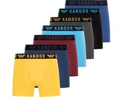 Bamboe Boxers Heren 7-Pack - Comfortabele Stretch Boxershorts van Bamboe & Katoen - Ademend & Lichtgewicht Ondergoed