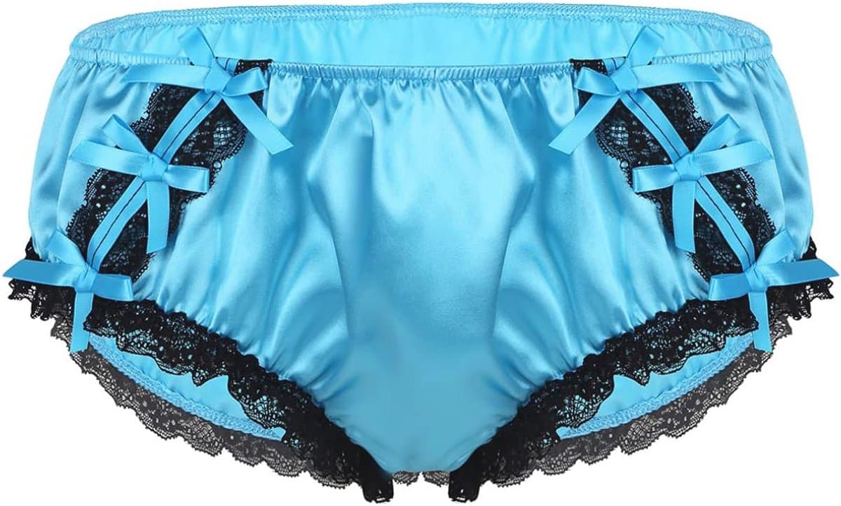 Herenslips Satijnen Tanga Voor Mannen - Lingerie en Erotisch Ondergoed M-XL — afbeelding 1