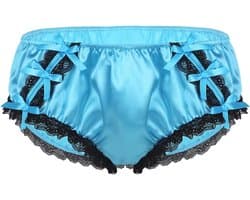 Herenslips Satijnen Tanga Voor Mannen - Lingerie en Erotisch Ondergoed M-XL