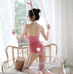 Sexy Bunny Kostuum voor Dames - Verleidelijke Konijn Bodysuit voor Cosplay en Feest — thumbnail 5