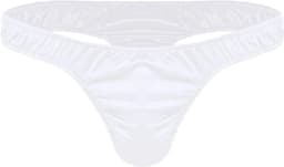 Agoky Heren Slips Bikini Slips Mannen Satijn Tanga Sexy String T-Back Lage Tailleband Slipje Erotisch Ondergoed M L XL — thumbnail 1