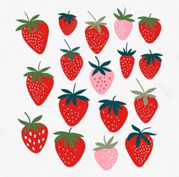 Dames T-shirt met Aardbeien Print - Zomer Top voor Vrouwen — thumbnail 2