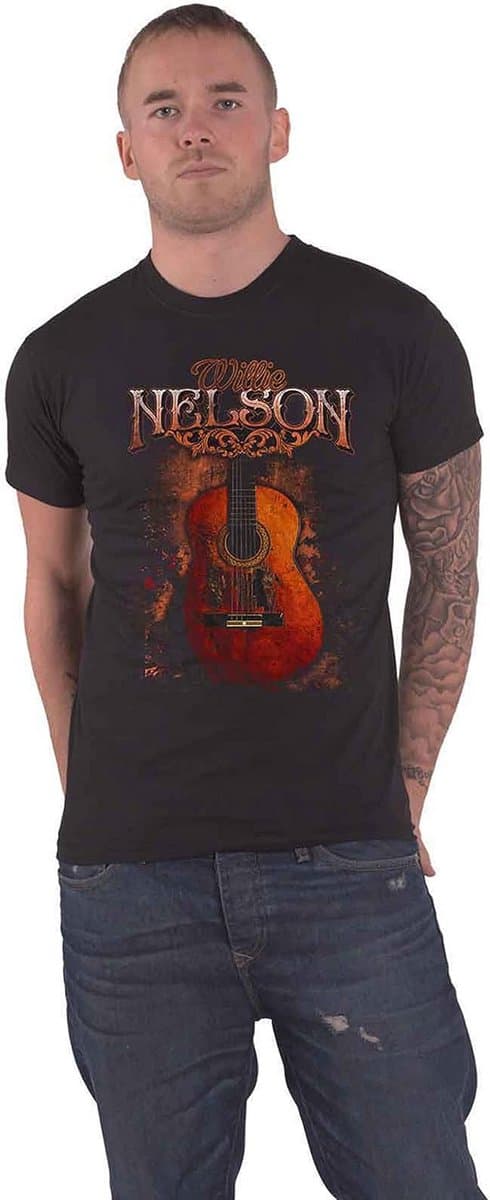 Willie Nelson Trigger T-shirt voor Heren — afbeelding 1