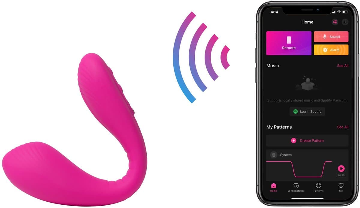 Lovense - Quake G-spot Vibrator met App - Roze — afbeelding 1