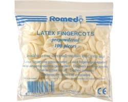Romed VingerCondooms Latex - Large - 100 stuks