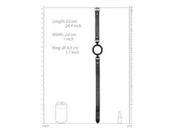 Siliconen Ring Gag – Zwart
