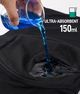 5-pack Heren Incontinentiebroeken, Wasbare Boxers voor Mannen met Ultra-Absorbeerbare Beschermende Pads, Lekvrije Herbruikbare Geurbestrijdende Onderbroeken voor Na de Operatie (Multicolor03 — thumbnail 2