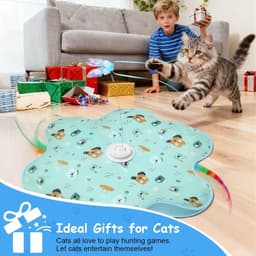 Interactief kattenspeelgoed met veermechanisme muis+vlinder — thumbnail 5