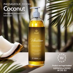 Vibratissimo 'Coconut': exotische massageolie met kokosnoot, liefdesolie, erotische olie, 1000 ml — thumbnail 2