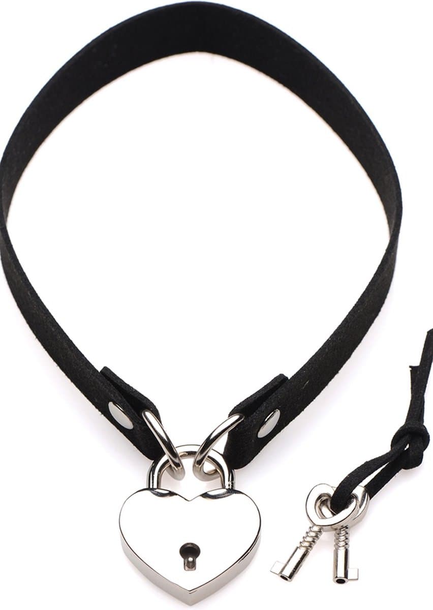 Lock-It Heart Choker Met Afsluitbaar Hartje — afbeelding 1