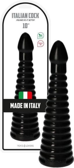 Geribbelde Dildo Italian Cock - 26 cm — thumbnail 4