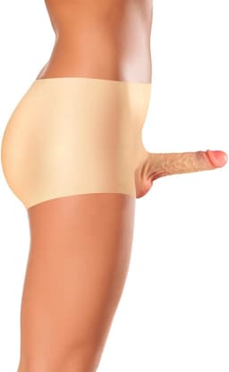 Real Body - Bodysuit - Female to Male - Mannelijk Onderlichaam met Holle Penis - Verkrijgbaar in 2 maten S/M — thumbnail 7
