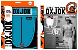 Oxjok Slingjock - Upthrust Slider Jockstrap - Ingebouwde Cockring - Met opbergvakje - Pool Blue S — thumbnail 4