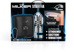 de milker stamina - automatische vibratie en zuig stroker - transparant — thumbnail 5