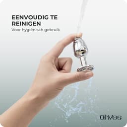 Metalen Buttplugs voor mannen en vrouwen - Erotiek & Seksspeeltjes - Buttplug Set 3-Delig - Anale speeltjes & Butt Plug - Wit — thumbnail 6