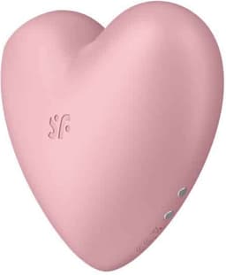 Satisfyer 'Cutie Heart', 8 cm, drukgolven en vibratie, speels design — thumbnail 7