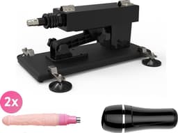 Jeremy Sex Machine voor Man en Vrouw met Dildo en Pocket Pussy – Complete Seksmachine Inclusief 2 Sex Toys – Neukmachine – Fuck Machine – Discreet Verzonden — thumbnail 1