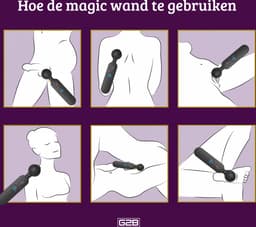 G2B® Premium Magic Wand Vibrator - Luxe Clitoris Stimulator - Vibrators voor Vrouwen & Koppels - Draadloos - Smart Heating - Waterproof - Fluisterstil & Discreet - Clitoris Zuiger - USB Oplaadbaar - Sex Toys Couples - Personal Massager — thumbnail 9