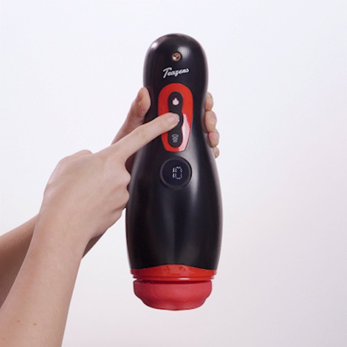 Teazers - Turn Up The Heat Masturbator - Zwart — afbeelding 1