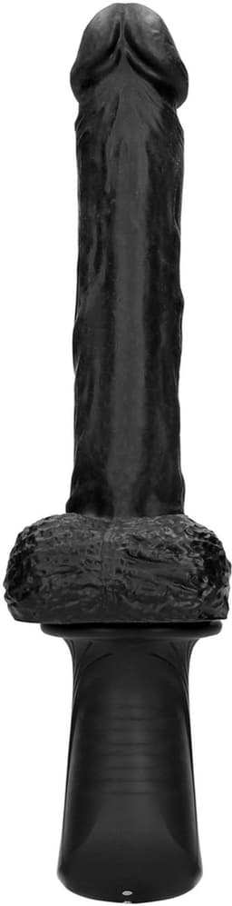 Hand Held Liquid Silicone Vibrating and Thrusting Sex Machine - Black — thumbnail 8
