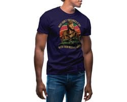 Grappig T-shirt met Tekst: Stop Negatieve Golf Heren Shirt