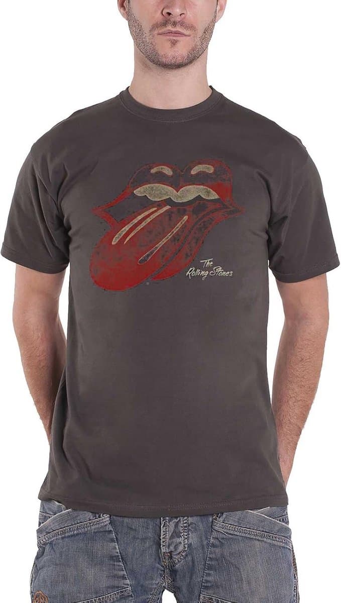 Band T-Shirt 'Tong' Logo Vintage Stijl voor Heren en Dames - Officiële Merchandising — afbeelding 1