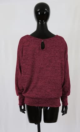 T-shirt met open rug voor dames - Made in Italy — thumbnail 5