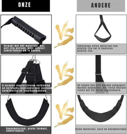 DYNA® Sex Schommel - Sex Stoel - Bondage - Zwart - 35cm x 21cm x 9cm — thumbnail 9