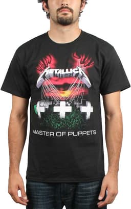 Klassiek Thrash Metal Band T-shirt Zwart — thumbnail 1