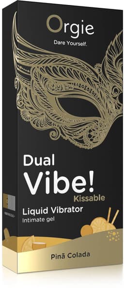 Orgie - Dual Vibe! Kissable Liquid Vibrator - Pina Colada - 0.5 fl oz / 15 ml — thumbnail 3