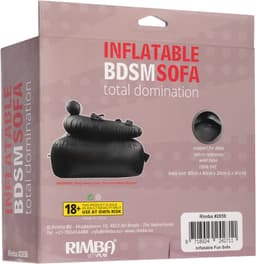 Opblaasbare BDSM Sofa - Total Domination - Zwart — thumbnail 8