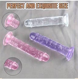 Oneay 3.5cm*17cm Realistische dildo met zuignap, zachte anale dildo, anaalplug, anaalplug met penissimulatie, anaaldilatator voor prostaatmassage, unisex seksspeeltje — thumbnail 3