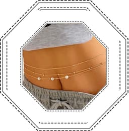 NTHProducts - Boho Layered Pearl Waist Body Chains - Sexy Bikini Accessoire - Goud - Bead Chain - Elegante Body Jewelry - Geschikt voor Vrouwen en Meis... — thumbnail 1