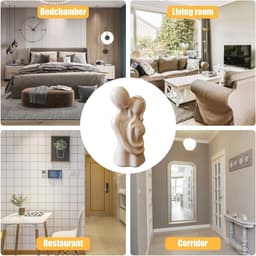 Generisch Paar sculptuur, abstracte kunstsculptuur van hars, paar figuren, moderne abstracte decoratie, woonkamer, kantoor, bruiloft, verjaardag, Kerstmis, Valentijnsdag, feest, gastgeschenken — thumbnail 3