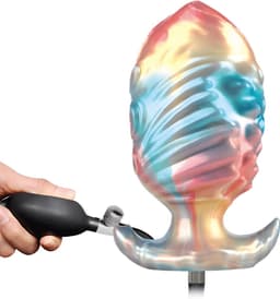 Power Monsters - Ebon Leviathan - Opblaasbare Buttplug - 18 cm - Multicolour — thumbnail 5