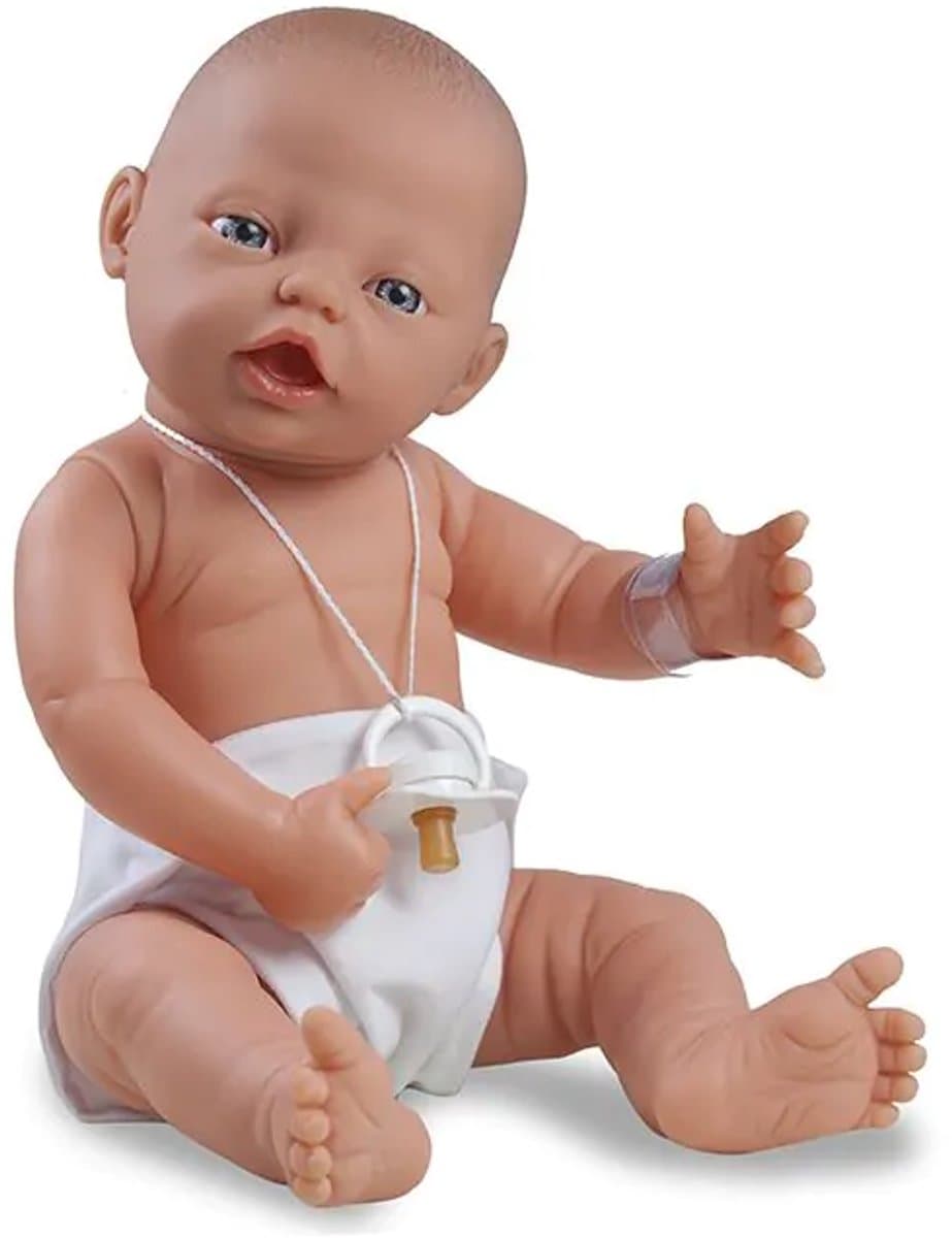 Babypop 45 cm meisje Mila vrolijk - The Doll Factory - vanaf 3 jaar — afbeelding 1
